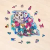 Puzzle Quebra-cabeça de contorno de madeira: Coruja misteriosa