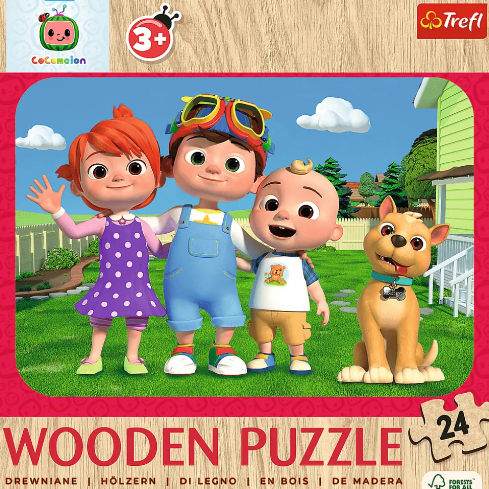 Puzzle Quebra-cabeça de madeira: Cocomelon
