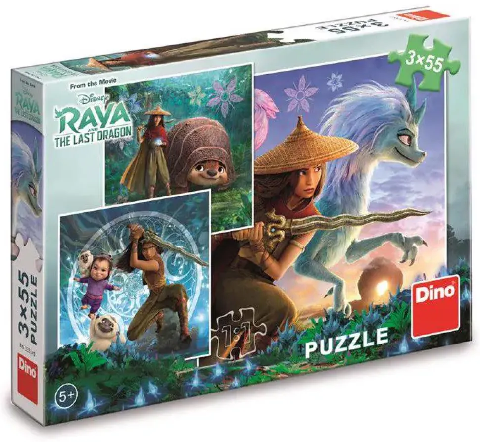 Puzzle Raya e amigos 3x55