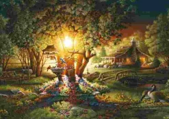 Puzzle Redlin: A primavera em todo o seu esplendor