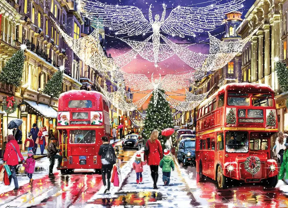 Puzzle Regent Street no Natal XXL