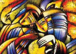 Puzzle Rosto Abstrato