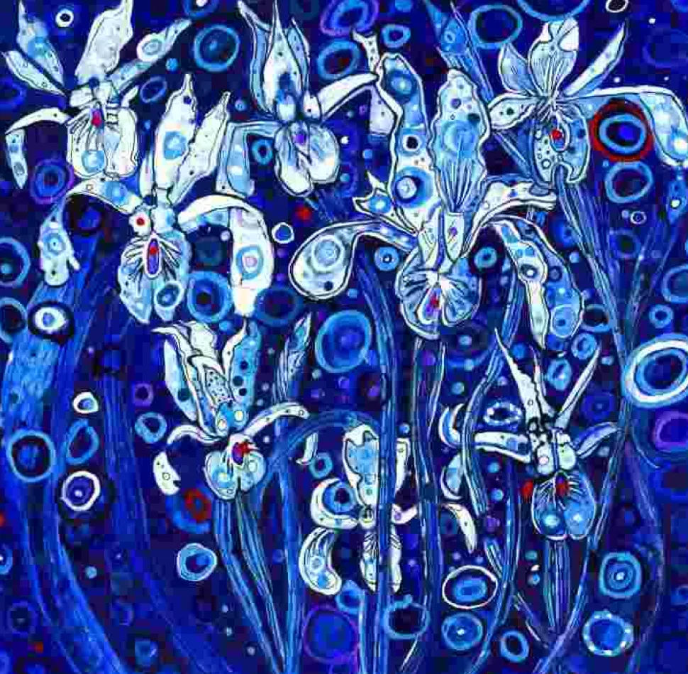 Puzzle Sally Rich: Íris Azul