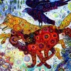 Puzzle Sally Rich: Wolves in a Blue Wood