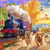 Puzzle Seguindo o trem