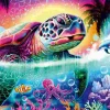 Puzzle Sheena Pike: Tartaruga de néon