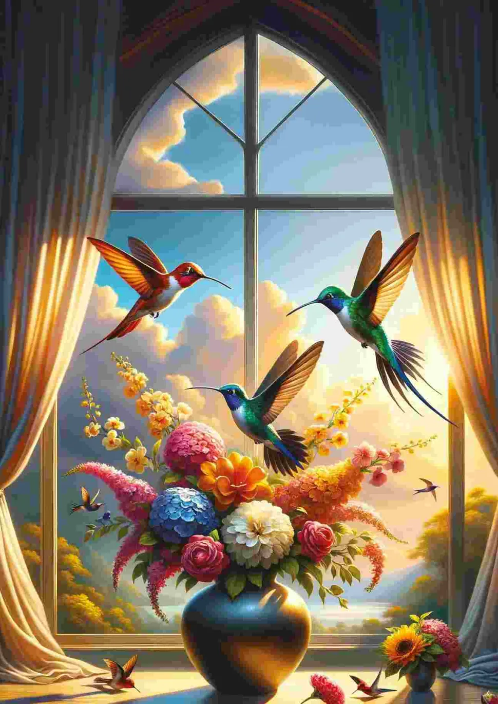 Puzzle Sinfonia de Flores e Asas
