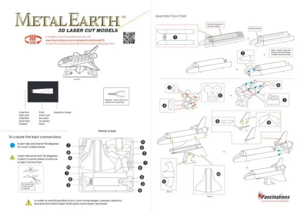 Puzzle Space Shuttle Atlantis 3D