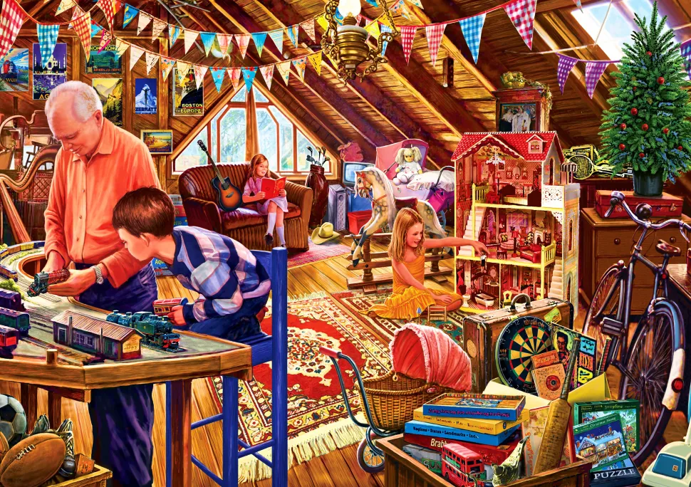 Puzzle Steve Crisp: Sótão de brincar