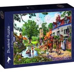 Puzzle Steve Crisp: uma vila no verão 1000