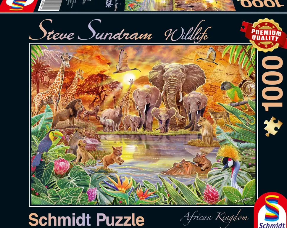 Puzzle Steve Sundram: os animais da África