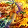 Puzzle Strelkina: Mundo Colorido Fantástico