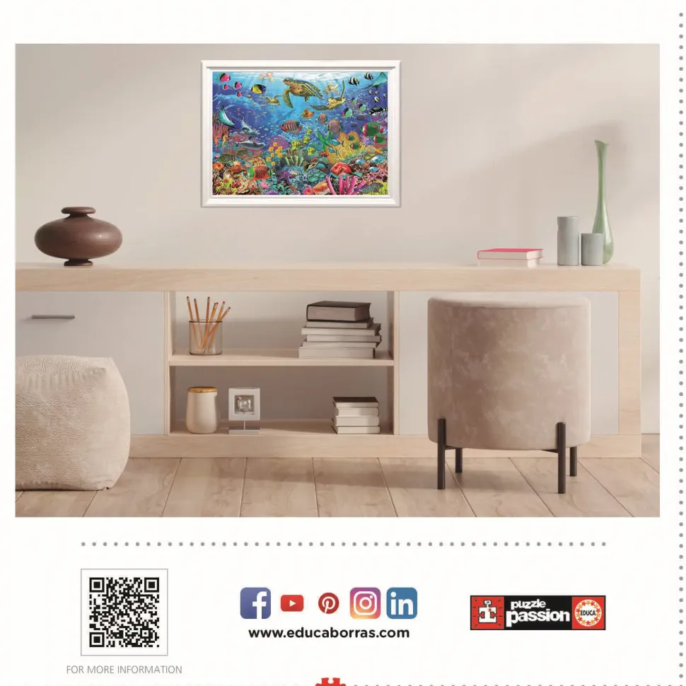 Puzzle Tartarugas Fantasia Tropical