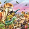 Puzzle Terra dos Dinossauros