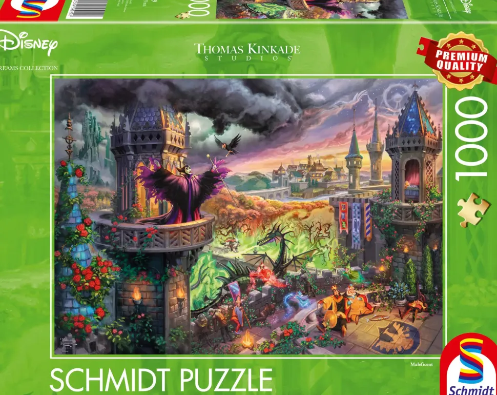 Puzzle Thomas Kinkade: Disney: Malévola