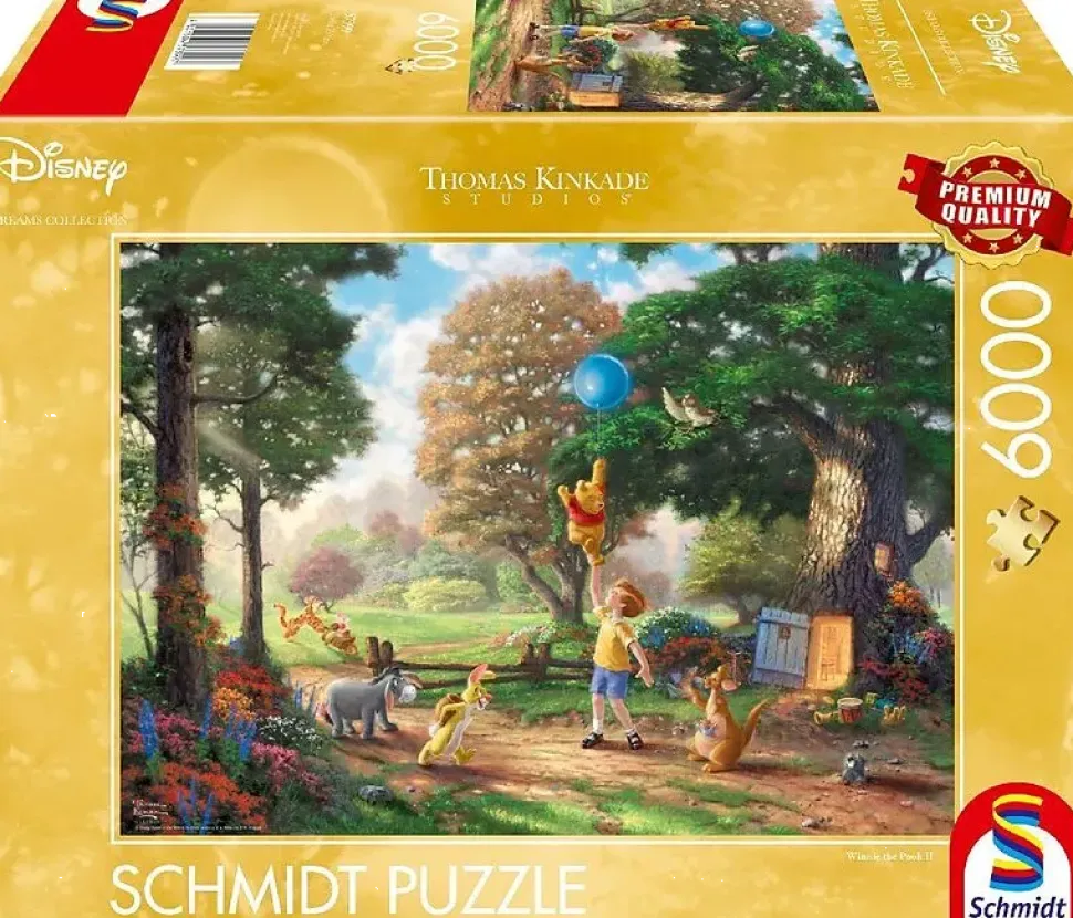Puzzle Thomas Kinkade: Disney: Ursinho Pooh