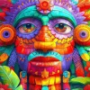 Puzzle Totem floral