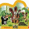 Puzzle Toupeira músico 25 peças