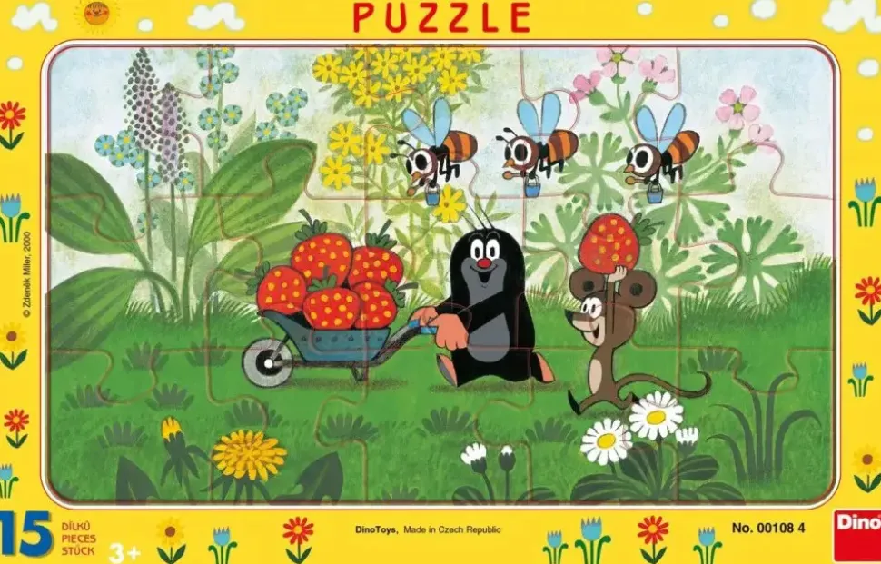 Puzzle Toupeira na viagem