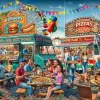 Puzzle Trailer de comida