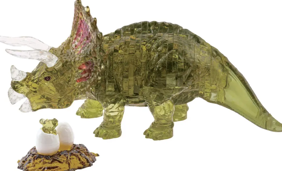 Puzzle Tricerátops com bebê