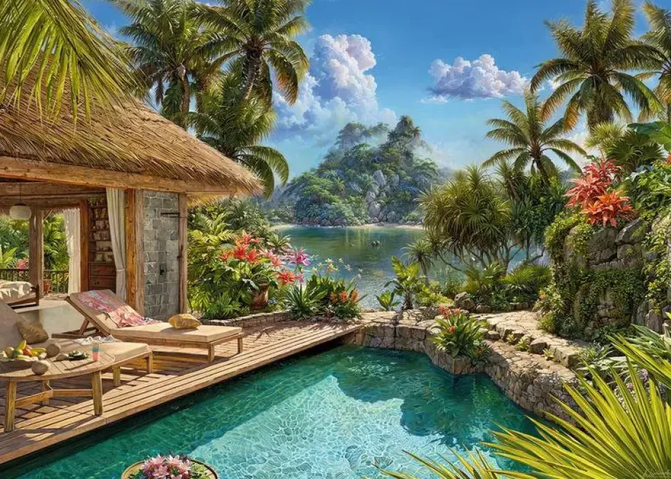 Puzzle Tropical Vacation