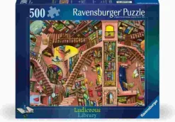 Puzzle Uma biblioteca fantástica