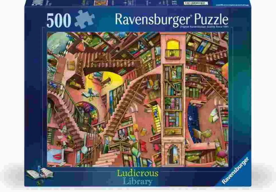 Puzzle Uma biblioteca fantástica