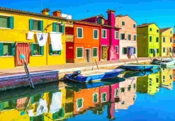 Puzzle Uma pausa em Burano, Itália
