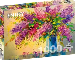 Puzzle Um Buquê de Lilás 1000 aproveite