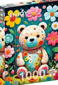 Puzzle Ursinho Flor