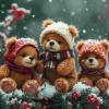 Puzzle Ursinhos na neve