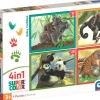 Puzzle 4v1 abraços de bebê