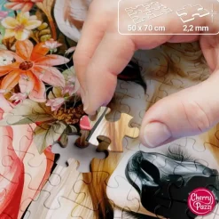 Puzzle Veado Flor