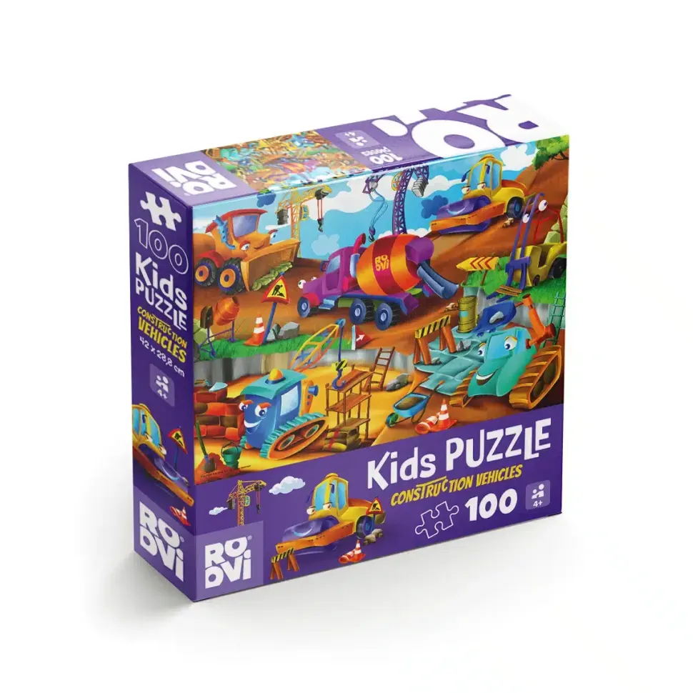Puzzle Veículos de construção