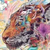Puzzle VELVET Nebulosa Tigre colorido UFT