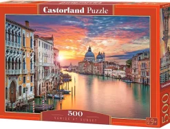 Puzzle Veneza ao pôr do sol