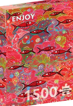 Puzzle Vermelho escuro