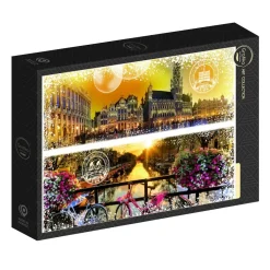 Puzzle Viagem ao redor do mundo - Benelux