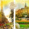 Puzzle Viagem ao redor do mundo - França / 0243 /