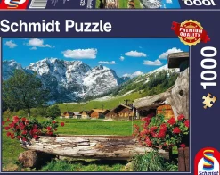 Puzzle Vista para o idílio da montanha