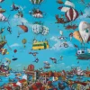 Puzzle Voando acima da cidade