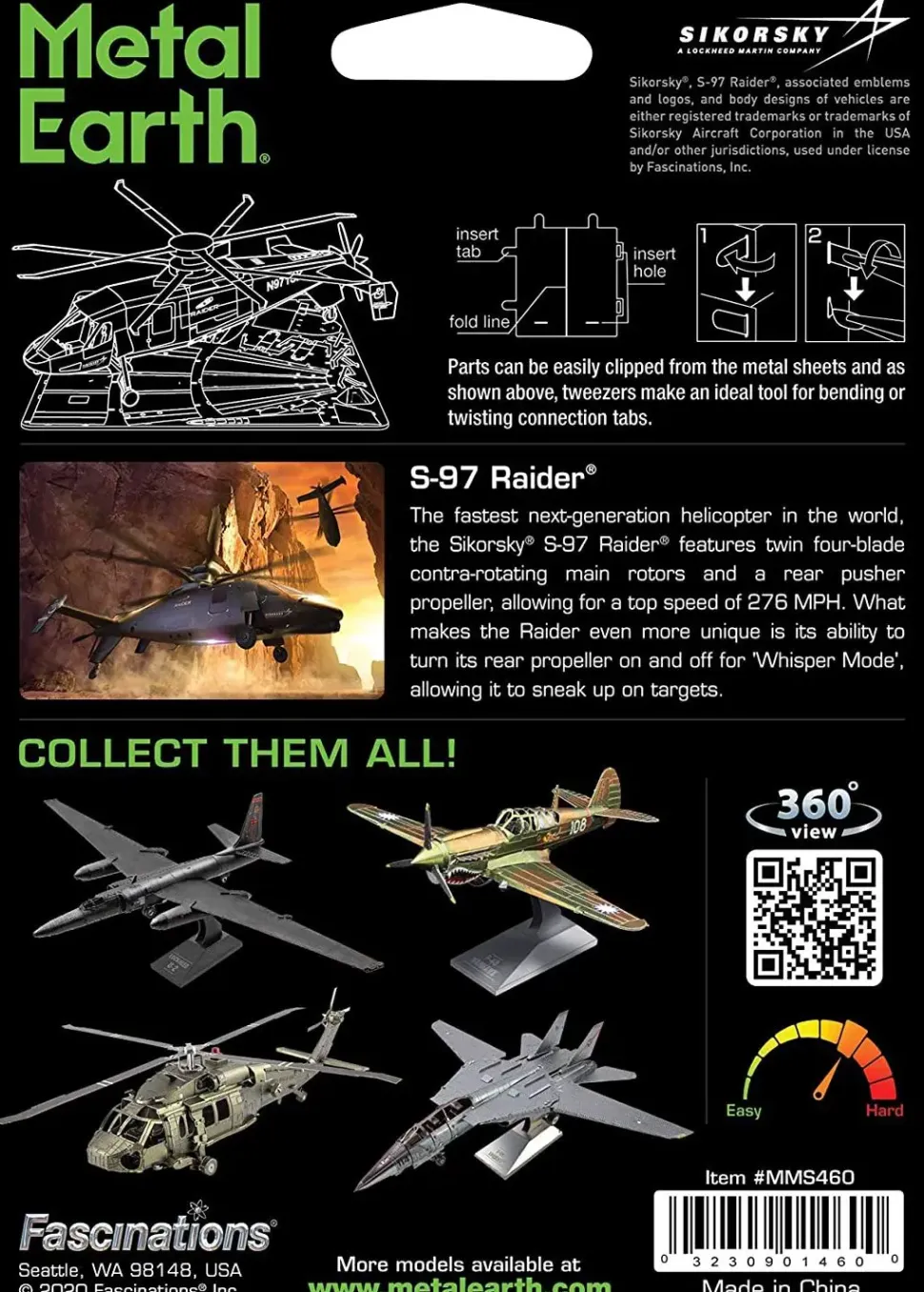 Puzzle Vrtu木ník S-97 Raider