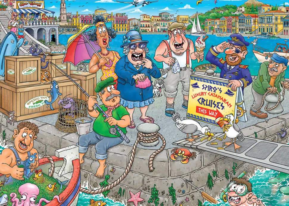 Puzzle Wasgij: Barco de confusão