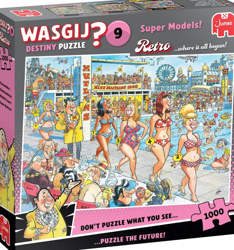 Puzzle Wasgij: Destiny 9 retrô - Supermodelos!