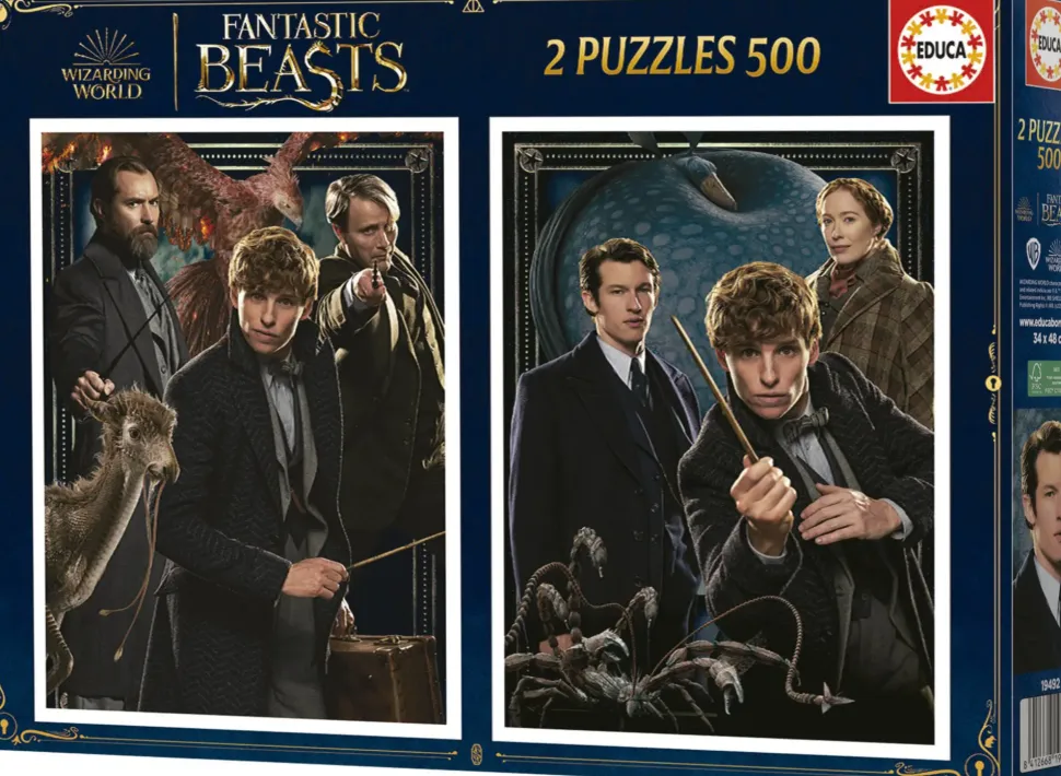 Puzzle 2x500 Animais Fantásticos