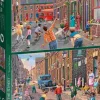 Puzzle 2x500 Brincando na Rua