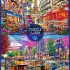 Puzzle 2x500 Capitais Europeias