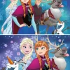 Puzzle 2x24 Congelado: Aurora Boreal