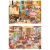 Puzzle 2x500 Coração da casa